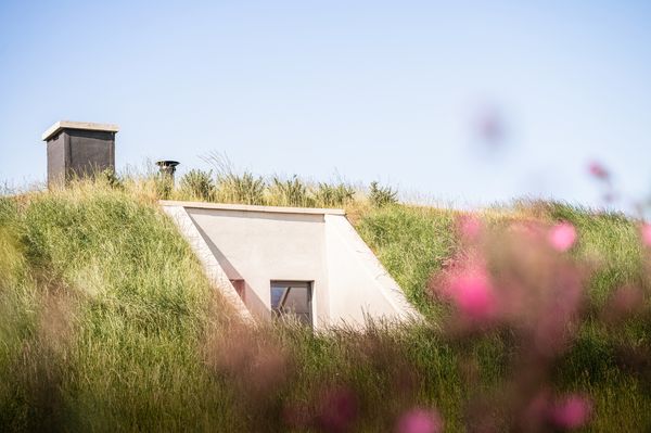 Retired architect Nick Purchase and his partner, Tim Hubbard, purchased a World War II bunker on the west coast of Cornwall to turn into a vacation rental.