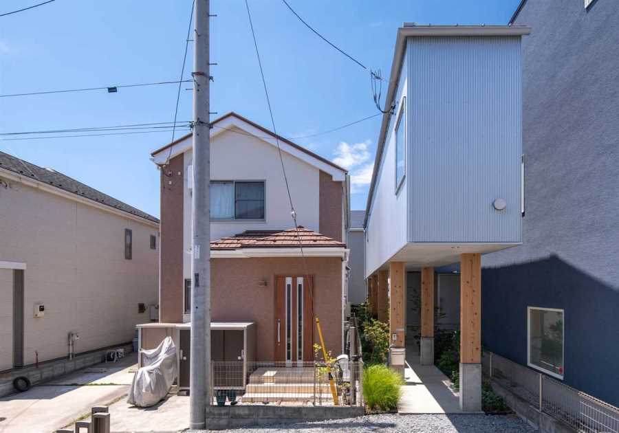 Blink and You Might Miss This Super Skinny Japanese Home on Stilts