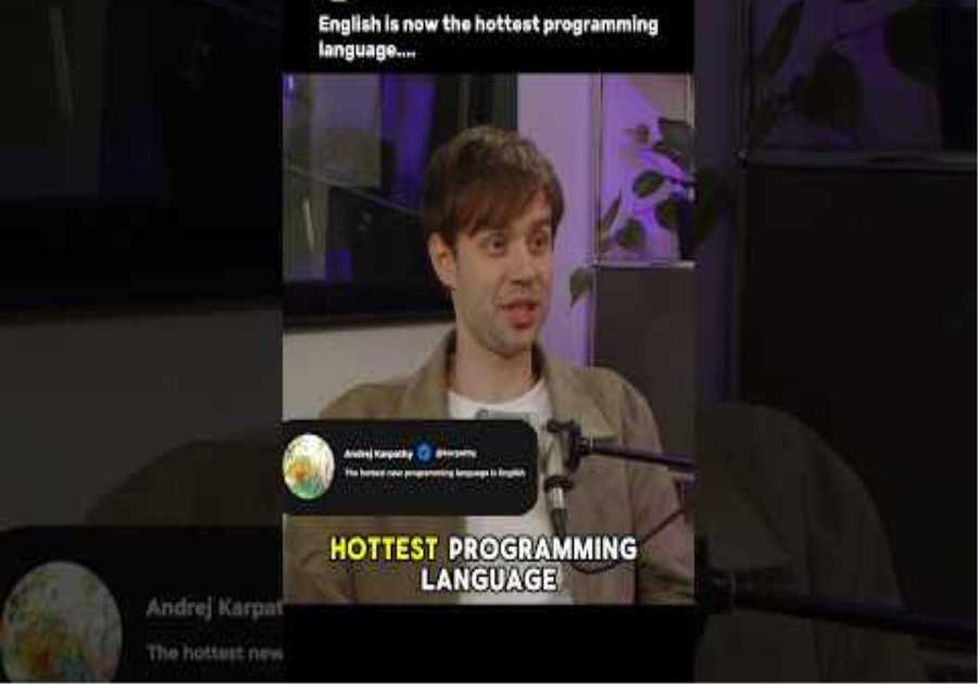 English is the new programing language. #podcast #shorts