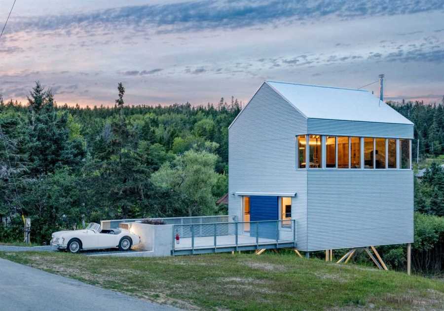 Their Upside-Down Nova Scotian Home Lives Larger Than Its 1,050 Square Feet
