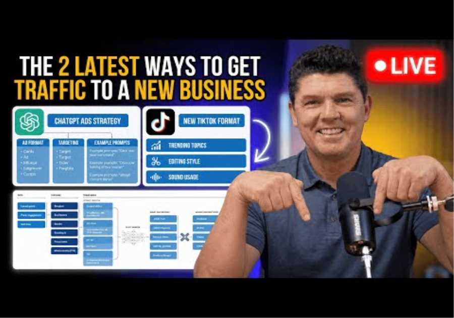 The 2 Latest Ways to Get Traffic To A New Business (straight out of Bill's traffic lab)