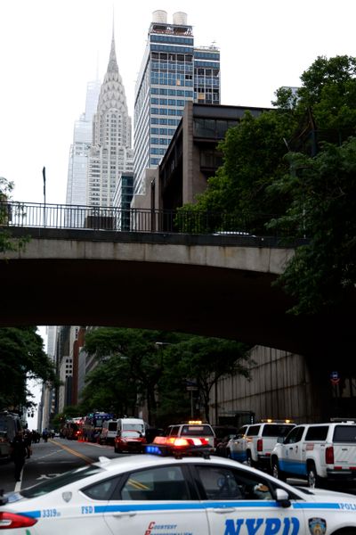 A building in Midtown was emergency evacuated after its structural columns were visibly bending.