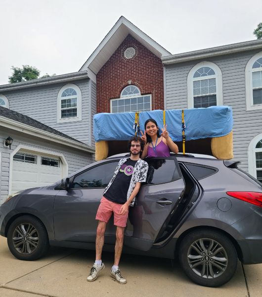 Roommates Cameron Celebuski and Julia Kim took a creative approach to their landlord dispute.