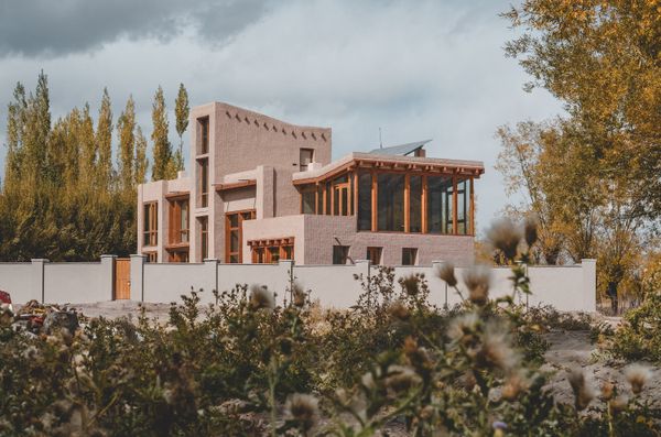 Army Mattresses Insulate This Adobe Home in the Foothills of the Himalayas