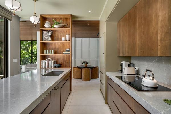 The Living Room Flows into Palms in This $5.5M Miami Home