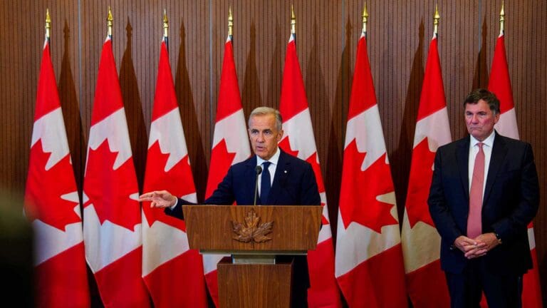Carney pitches Canada’s AI for All strategy to global investors