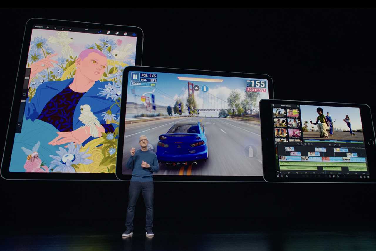 Tim Cook iPad
