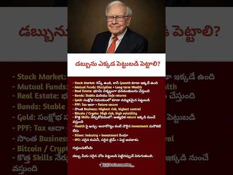 Where Should You Invest Money? | Warren Buffett Inspired Investment Lessons