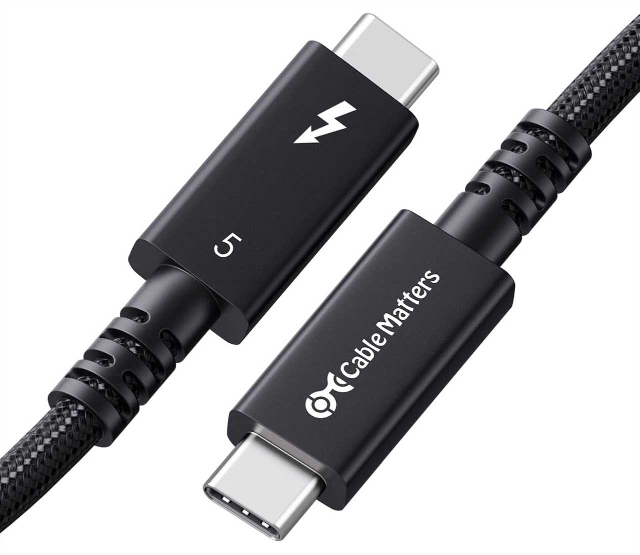 Cable Matters Active Thunderbolt 5 Cable (6.6ft / 2m) – Long 240W 120Gbps cable