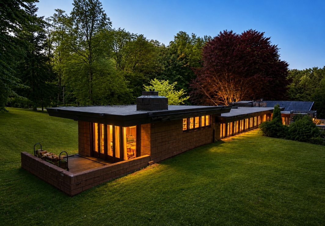 Frank Lloyd Wright’s Eppstein House Just Hit the Market in Michigan for $2.1M