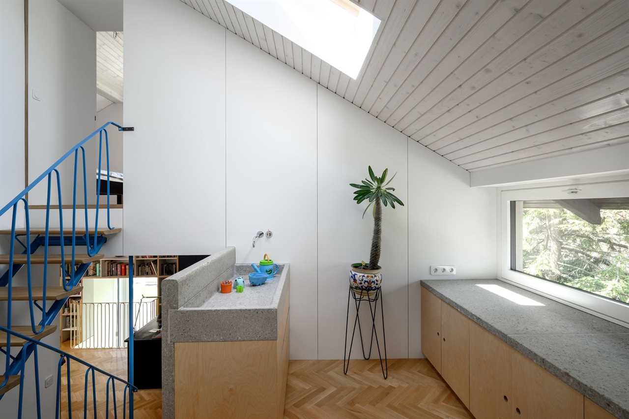 In Slovenia, Two 1950s Terrace Homes Trade Tiny Rooms for Light-Filled Vertical Layouts