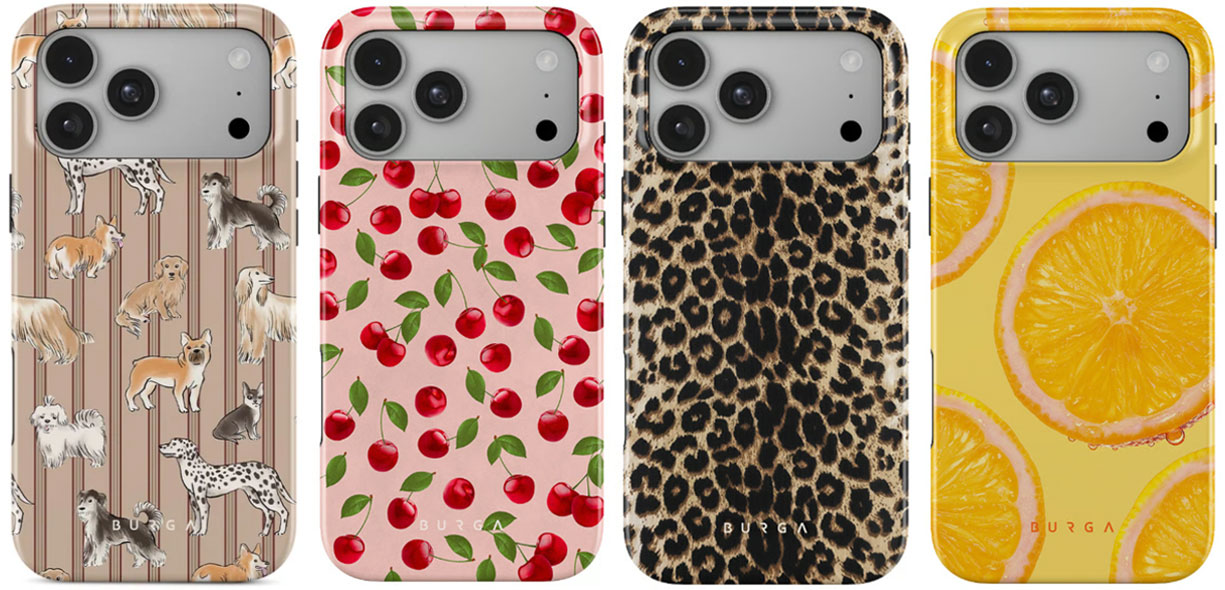 Burga iPhone 18 Pro and 18 Pro Max cases - Stylish fade-resistant designs
