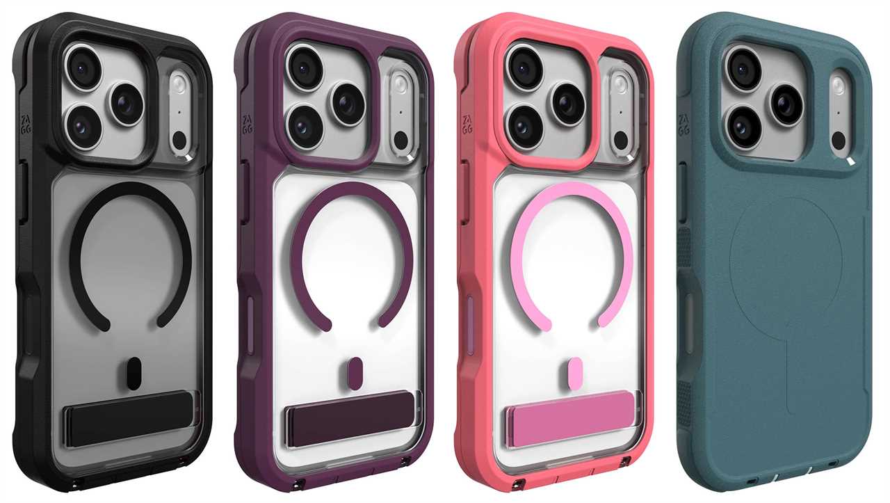 Zagg Rainier and Teton Cases for iPhone 18 Pro - Extreme 22-foot drop protection
