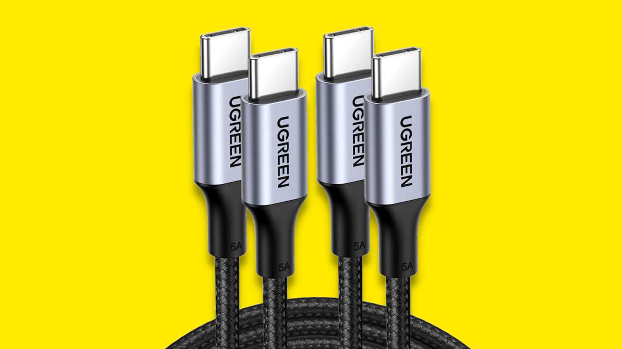 Ugreen 100W USB-C cable 2-pack deal