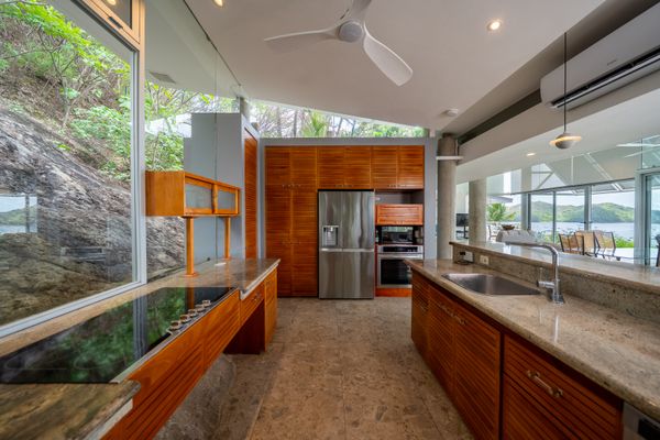 There’s a Boulder in the Kitchen of This $2.2M Cliffside Costa Rica Home