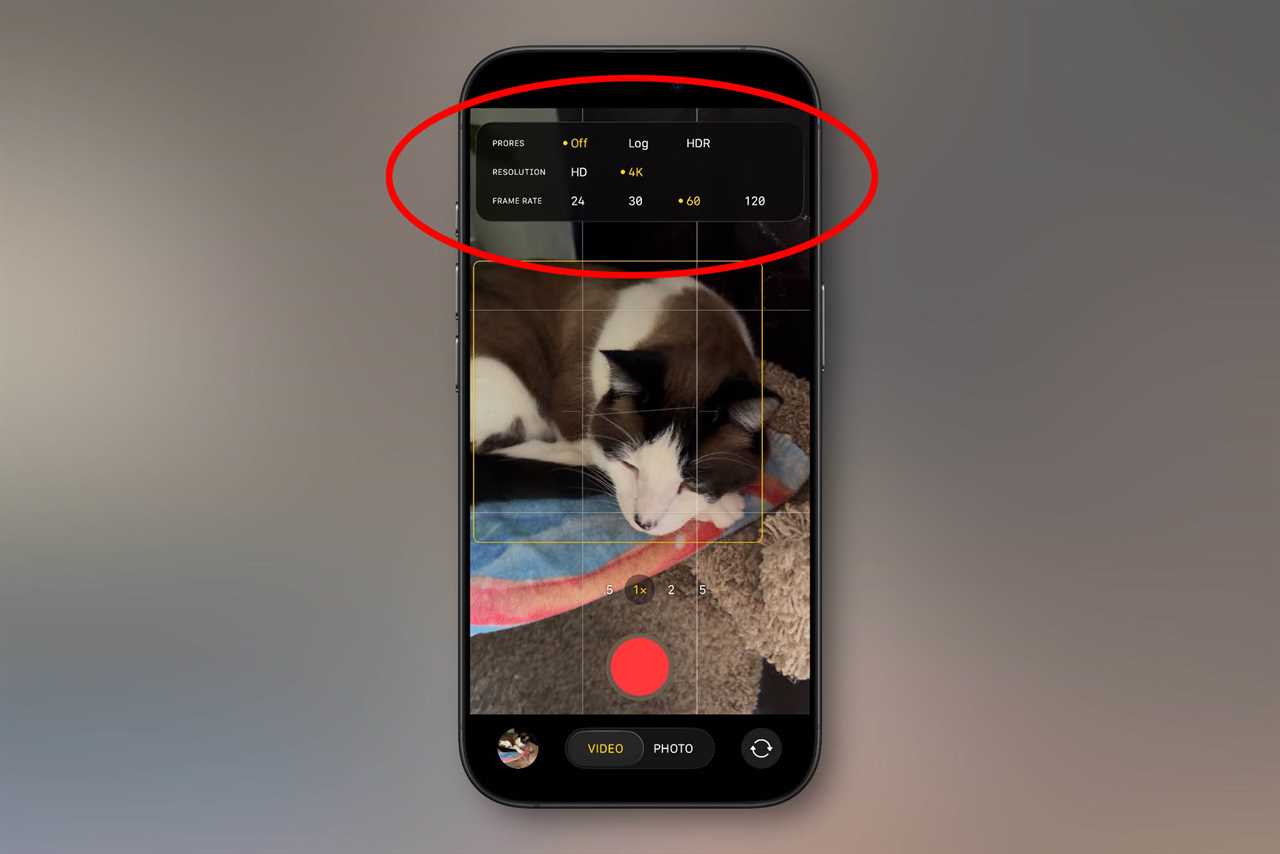 ios26 camera app settings