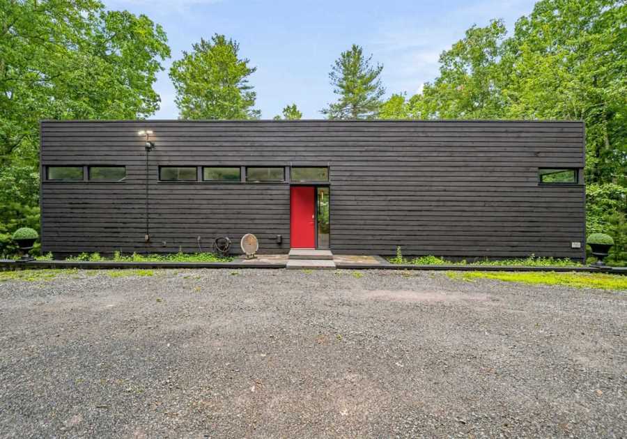 A Sustainably Designed Modern Home on the Upper Delaware River Valley Hits the Market for $1.2M