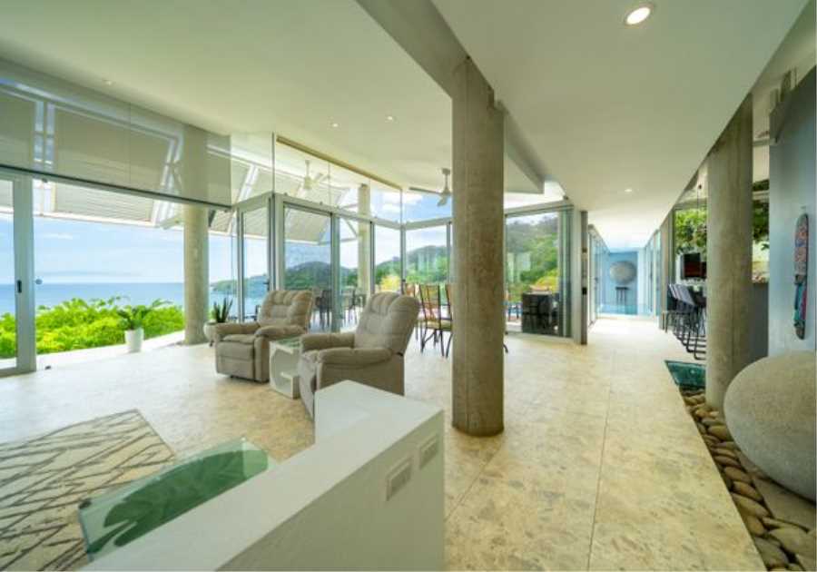 There’s a Boulder in the Kitchen of This $2.2M Cliffside Costa Rica Home
