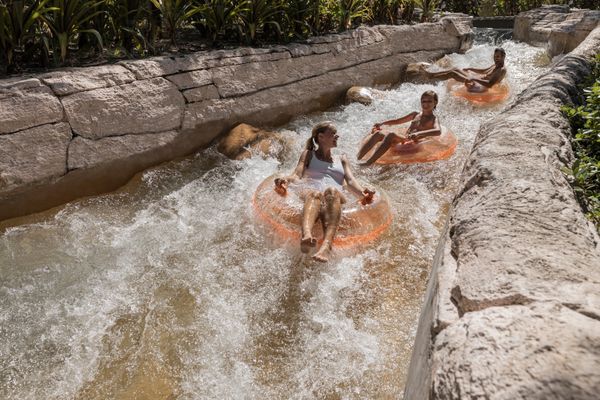 The mile-long Rapids River is worth every awkward interaction you might have with a stranger.