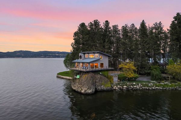 Lake Coeur D’Alene’s Iconic House on a Rock Lists for $9.5M