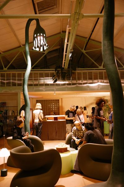 The festival’s kick off party was held at the Haas Brothers’s studio.