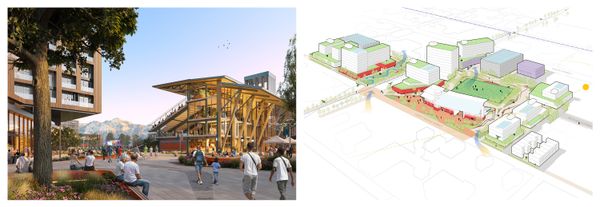 Architecture firm Perkins & Will created a plan to turn a minor league stadium in Salt Lake City into a mixed-use housing development that will partly preserve the original structure.