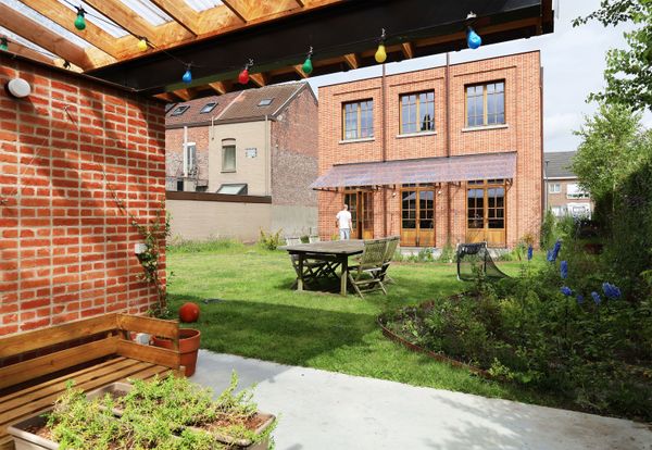 The Interior of This Brick Home in Belgium Takes an Unexpected Turn