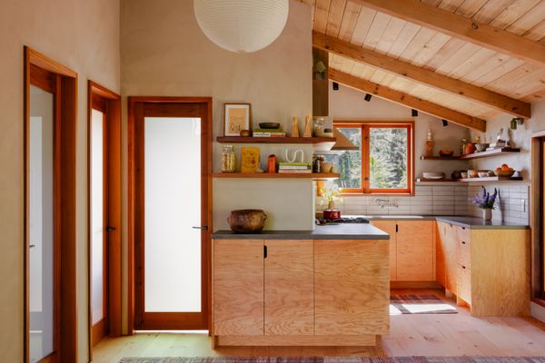 The two-room coastal cabin was in massive disrepair when Nick kicked off the renovation. Rebuilding the windows, doors, framing, and floors, Nick brought his close eye for detail and sought to recreate interior elements in the spirit of the original midcentury design, but with a modern edge.
