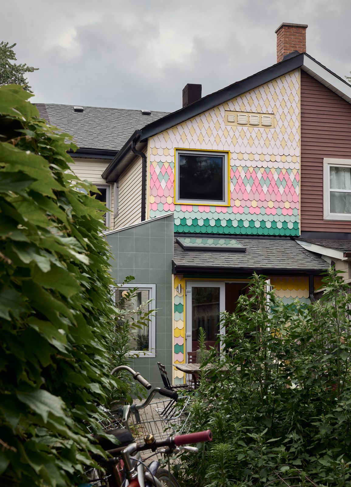 The Smarties-Colored Shingles on This Toronto Home Look Sweet Enough to Eat