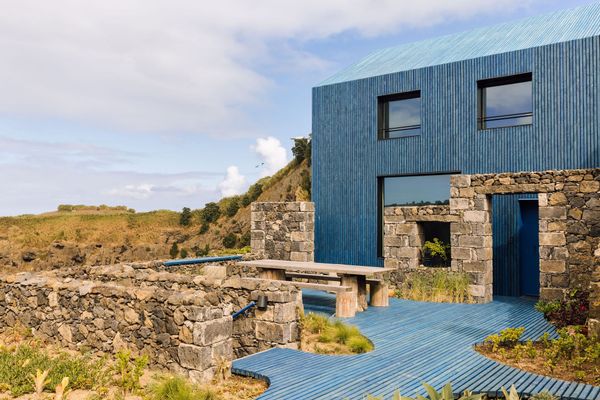 Recycled Marine Plastic Covers This Former Whaler’s Tavern Turned Home in the Azores