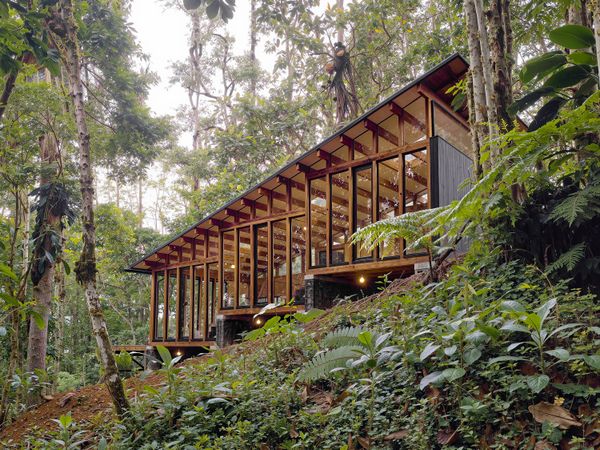 They Designed This 570-Square-Foot Ecuadorian Cabin While It Was Being Built
