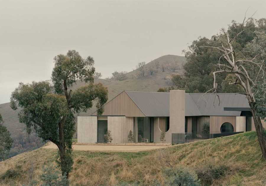 This Country Home in Australia Almost Burned Down Before It Was Even Completed