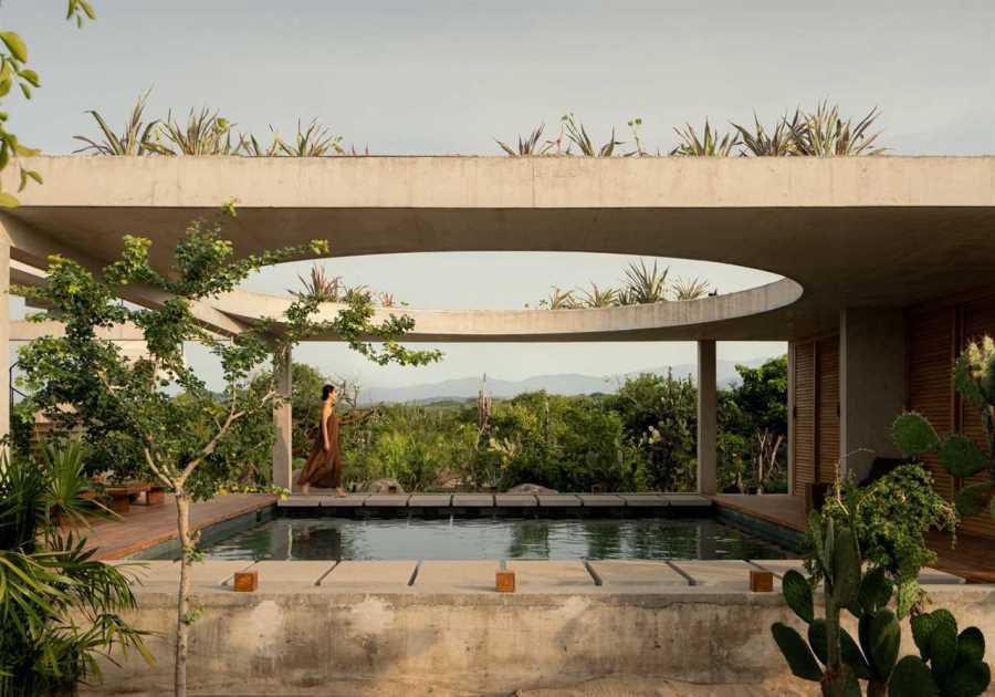 A Circular Opening in the Roof Cuts Straight to the Heart of This Oaxacan Home